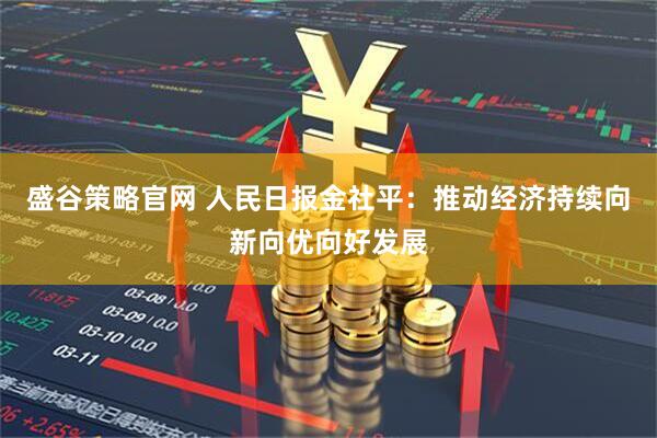 盛谷策略官网 人民日报金社平：推动经济持续向新向优向好发展
